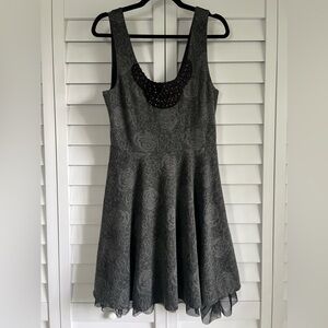 FREE PEOPLE | Rock Princess Beaded fit and flare dress